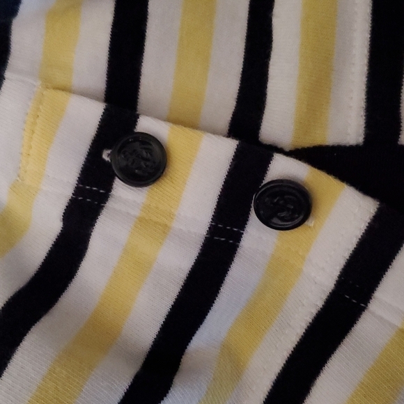 Talbots Stripe Cotton Tee SZ MD - Picture 6 of 7